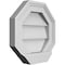 Ekena Millwork Octagonal Surface Mount PVC Gable Vent w/ 2"W x 2"P Brickmould Sill Frame, 12"W x 12"H GVPOC12X1203SN - alternate 3